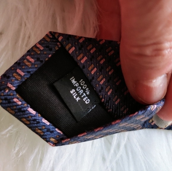 Vintage Jos A Bank Silk Tie 60+ - Picture 5 of 5